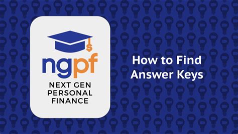 How To Find NGPF Answer Keys Worksheets Library