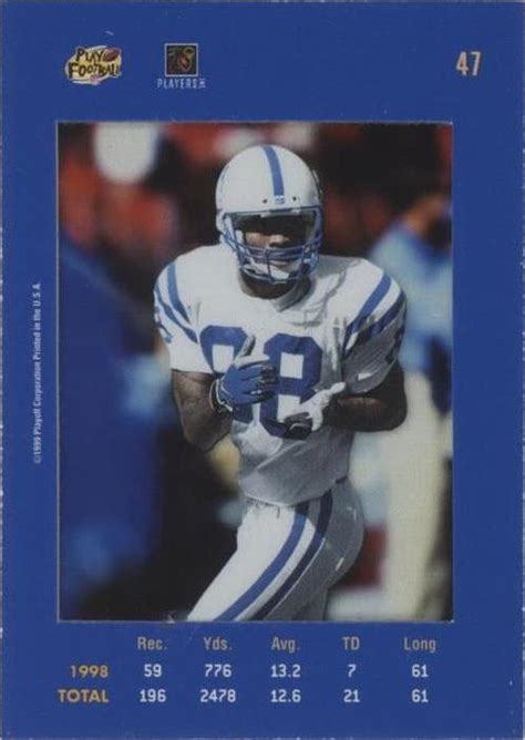 1999 Playoff Absolute SSD Marvin Harrison 47 For Sale EBay