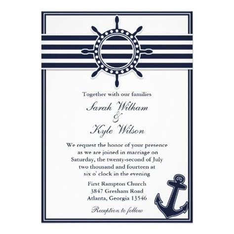 Nautical Wedding Invitations Templates Printable Word Searches