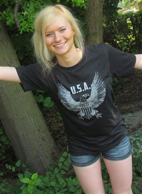 Black U.S.A. Eagle Premium Tee Large - Etsy