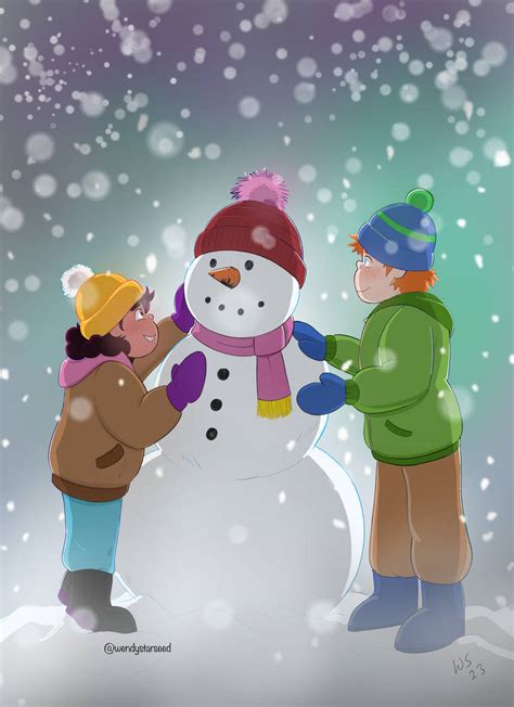 Snowman building by WendyStarseed on DeviantArt