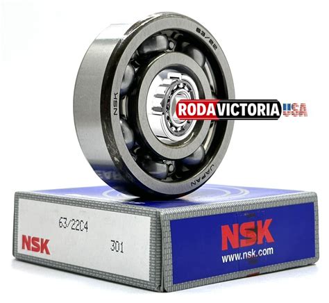 NSK JAPAN 63 22 C4 Deep Groove Ball Bearing Open No Seals 22x56x16 Mm