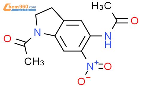 21144 84 3 Acetamide N 1 acetyl 2 3 dihydro 6 nitro 1H indol 5 yl 化学