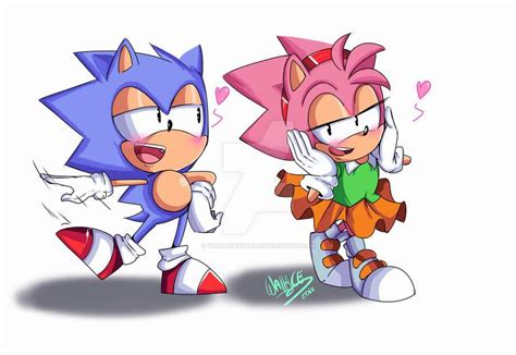 Amy X Sonic Classic Sonic The Hedgehog Amino