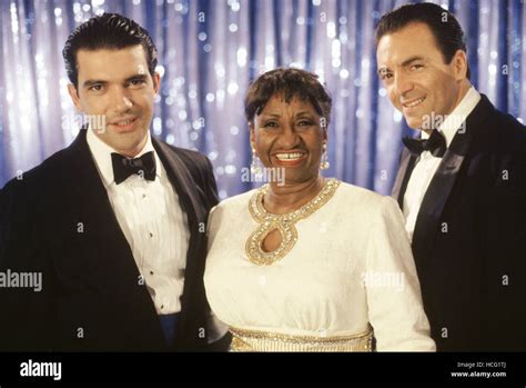 MAMBO KINGS, Antonio Banderas, Celia Cruz, Armand Assante, 1992. ©Warner Bros./courtesy Everett ...