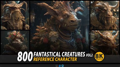 ArtStation - 800 fantastical creatures vol2 | Artworks