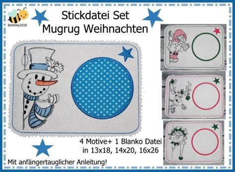 Stickdatei Weihnachten Mugrug Binimey Phone Cases Save Stitches