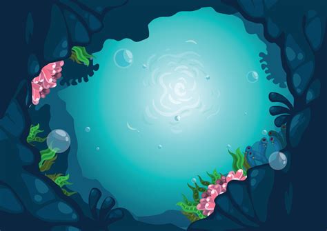 under the sea background vector 3115897 Vector Art at Vecteezy