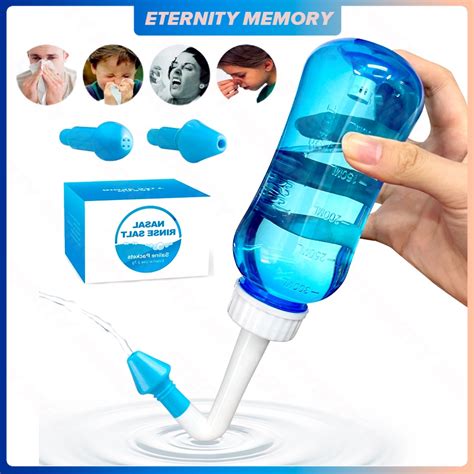 Nasal Wash Nose Bottle Nasal Irrigation Sinus Rinse With Nasal Sinus