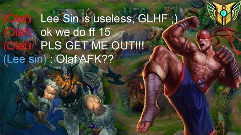 Lee Sin Makes Olaf Mastery Useless Day Pirate Jungle Vs Olaf