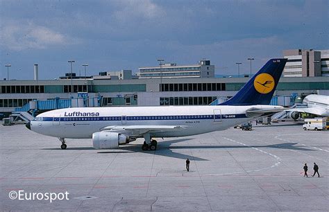 D AICB Airbus A310 203 Lufthansa S N 201 Eurospot FRA Flickr