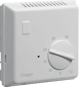 Hager EK054 Raumthermostat mit Öffner Bimetall Amazon de Baumarkt