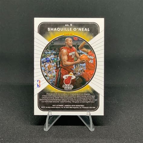 Donruss Optic Shaquille Shaq O Neal Winner Stays Insert Card