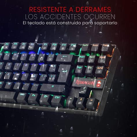 Redragon Kumara K552 Teclado Mecánico Gaming Tkl Rgb Switch Blue