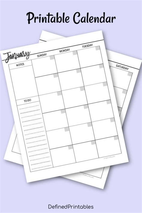 20+ Monthly Planner - Free Download Printable Calendar Templates ️