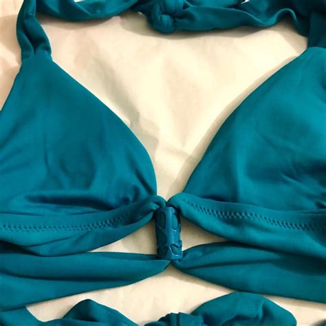 BECCA Swim New Becca Teal Bikini Set Poshmark