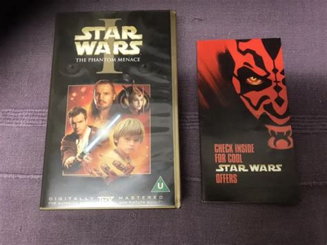 Star Wars Episode The Phantom Menace Vhs Video Inc Rare Merchandise