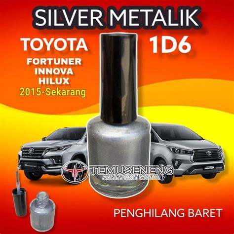 Jual 1D6 Cat Silver Metalik Innova Fortuner Hilux Toyota Penghilang