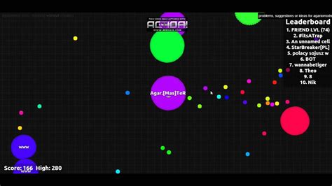 AGAR IO Pequeñas jugadas 1 YouTube