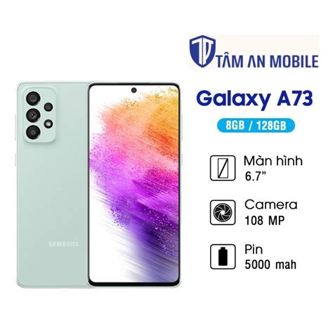 Điện Thoại Samsung Galaxy A73 5g 8gb256gb Hàng Chính Hãng Shopee