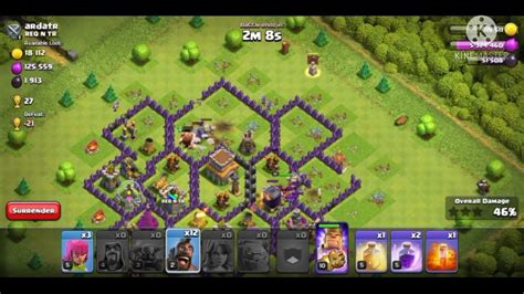 Th8 Strategy Golempekka Destroy Every Base Youtube