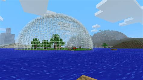 Glass Dome : r/GoldenAgeMinecraft