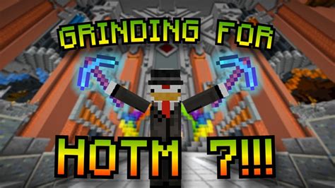 Grinding For Hotm In Hypixel Skyblock Youtube