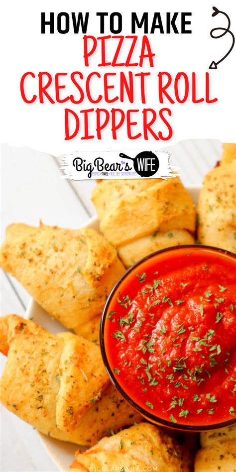 Pizza Crescent Roll Dippers Recipe Crescent Roll Pizza Crescent