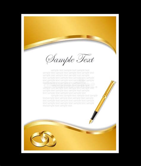 Wedding Gold Abstract Background Stock Vector - Illustration of golden ...