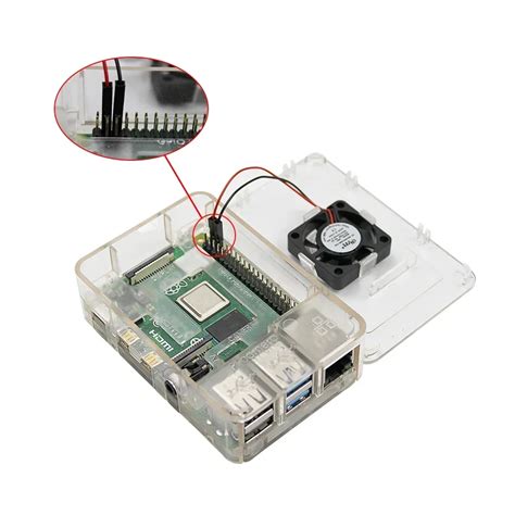 Kit complet Raspberry Pi 4 avec boîtier ventilé et alimentation Test