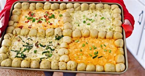 4 Cheese Dips On 1 Sheet Pan Easy Game Day Food