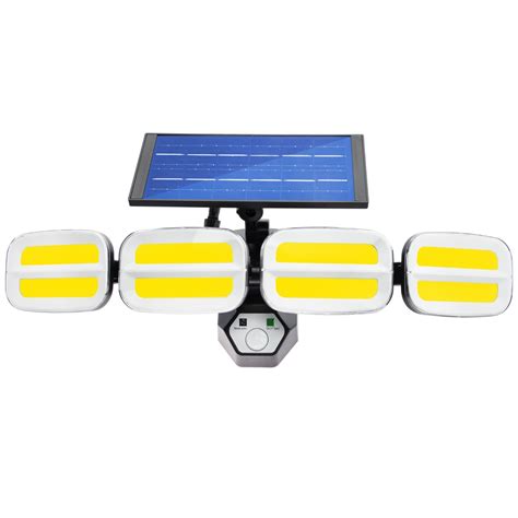 Na Wietlacz Solarny Lampa X Cob Led W Lm Zimna Czujnik Ruchu Ip