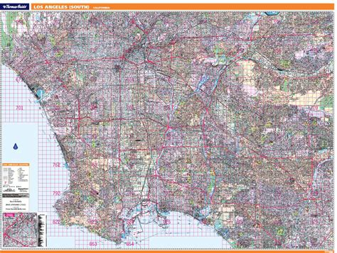 Rand McNally ProSeries Wall Map: Los Angeles South