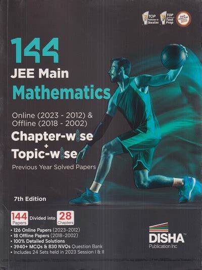 144 JEE MAIN MATHEMATICS Chapterwise Topicwise Previous Year Solved