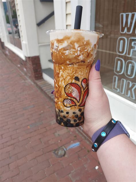 Milk Tea With Brown Sugar Pearls From Kung Fu Tea R Boba