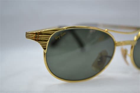 Vintage sunglass: Vintage Ray Ban USA oval SIGNET sunglass NOS, CASE 90´s B&L