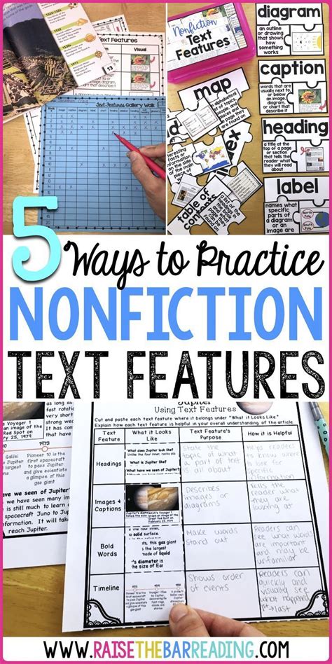 5 Ways To Practice Nonfiction Text Features Artofit