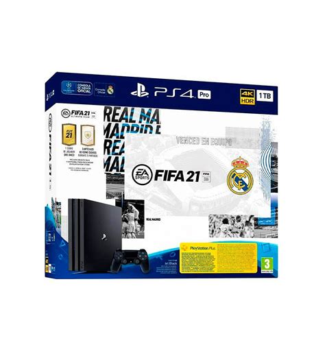 Consola Sony Ps4 Pro 1tb EdiciÓn Real Madrid Fifa 21