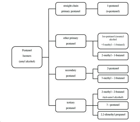 | Classification of pentanol isomers. | Download Scientific Diagram