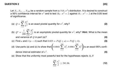 Solved Let X X Ldots X Be A Chegg