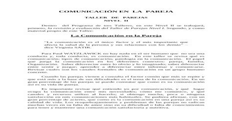 ComunicaciÓn En La Pareja · Pdf Filerevisar Cuales Son Los Canales Formales De Comunicación En