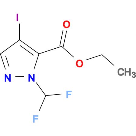 Ethyl 1 Difluoromethyl 4 Iodo 1H Pyrazole 5 Carboxylate 10 509289