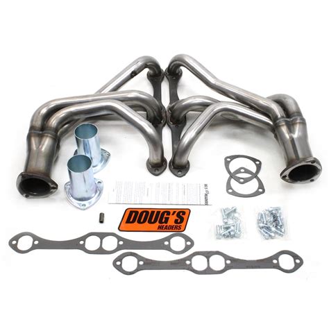 Doug S Headers D350 R Full Length Header 1 5 8 In 63 74 Corvette Raw