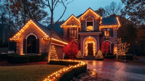 Premium Photo | A home decorated for the holidays