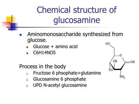 Ppt Glucosamine Powerpoint Presentation Free Download Id1200398