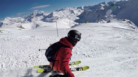 Tignes Val d isère december 2018 Snowboarding Skii Freeride