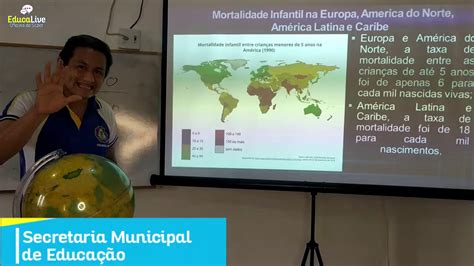 AULA DE GEOGRAFIA 8 ANO MAPEANDO A MORTALIDADE INFANTIL NA AMÉRICA