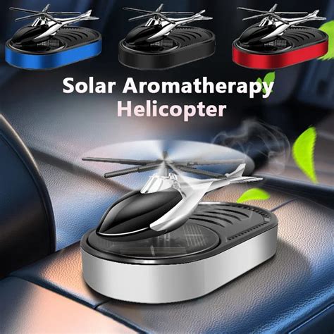 Carro Solar Aircraft Freshener Perfume Helicopter Difusor Ventila O