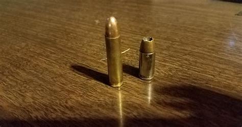 Bullet In Question Vs A Sig 9mm Round For Scale Album On Imgur