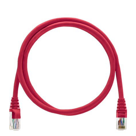 Patch Cord Cat5e 1 5M Nexans Vermelho